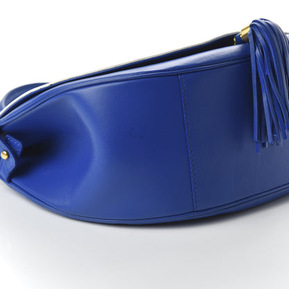 Versace Calfskin Vanitas Crossbody Bag Blue White 6 of 10