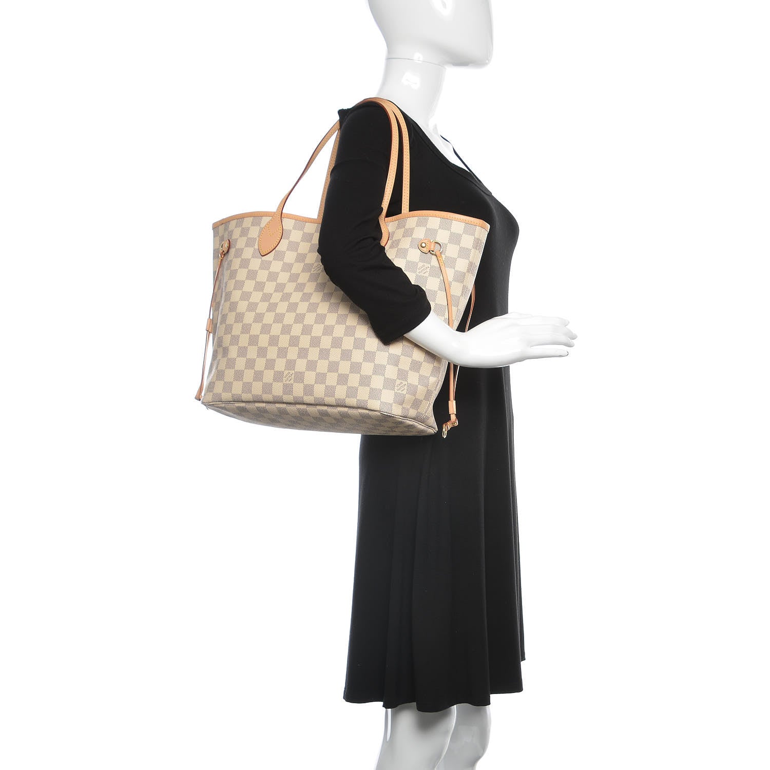 Louis Vuitton Damier Azur Neo Neverfull MM 2 of 12
