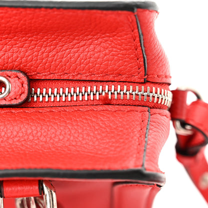 Alexander McQueen Pebbled Calfskin Mini Padlock Tote Red 11 of 11