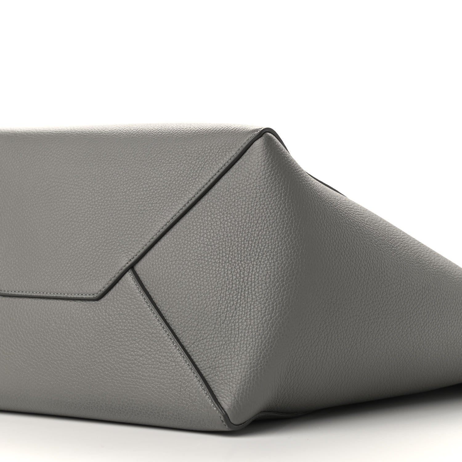 Celine Soft Grained Calfskin Small Belt Cabas Phantom Zinc 9 of 9