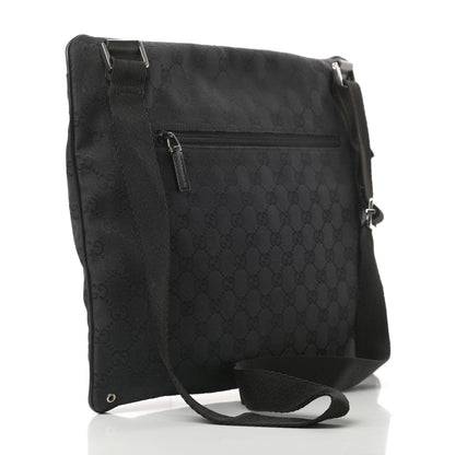 Gucci Monogram Messenger Bag Black 3 of 10