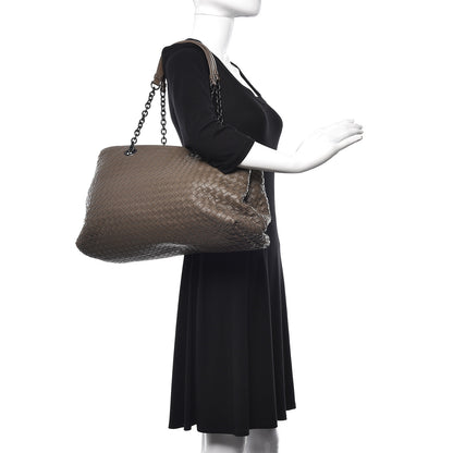 Bottega Veneta Nappa Intrecciato Large Classic Chain Strap Tote Shadow 2 of 17