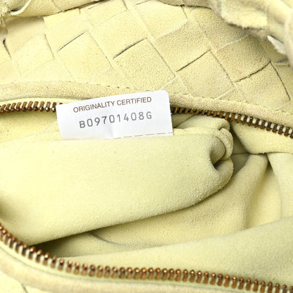 Bottega Veneta Suede Calfskin Intrecciato Teen Jodie Hobo Lemon Wash 7 of 11