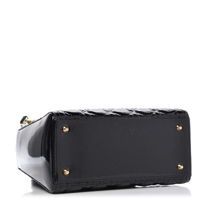 Christian Dior Patent Cannage Medium Lady Dior Black 4 of 9