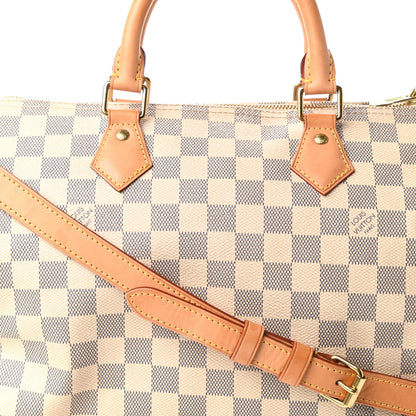 Louis Vuitton Damier Azur Speedy Bandouliere 30 10 of 10