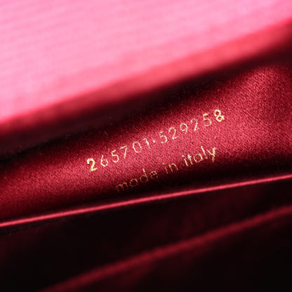 Saint Laurent Calfskin Classic Y Ligne Clutch Fuchsia 7 of 11