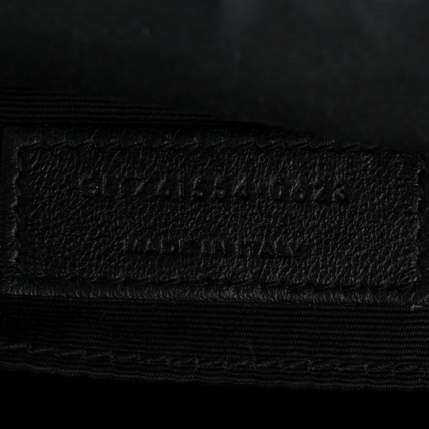 Calfskin Matelasse Monogram Monochrome Lou Camera Bag Black