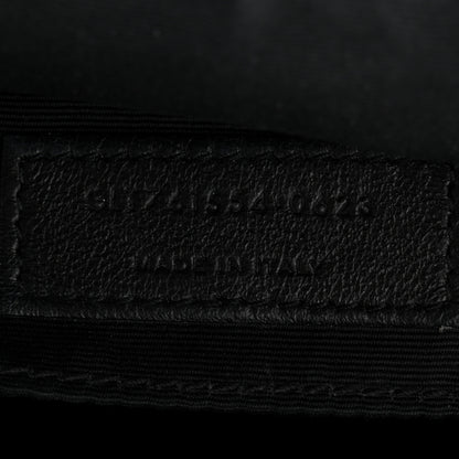 Saint Laurent Calfskin Matelasse Monogram Monochrome Lou Camera Bag Black 7 of 13