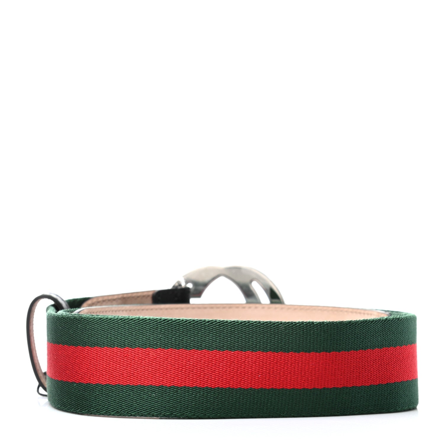 Gucci Calfskin Web Interlocking G Belt 95 38 Black 2 of 5