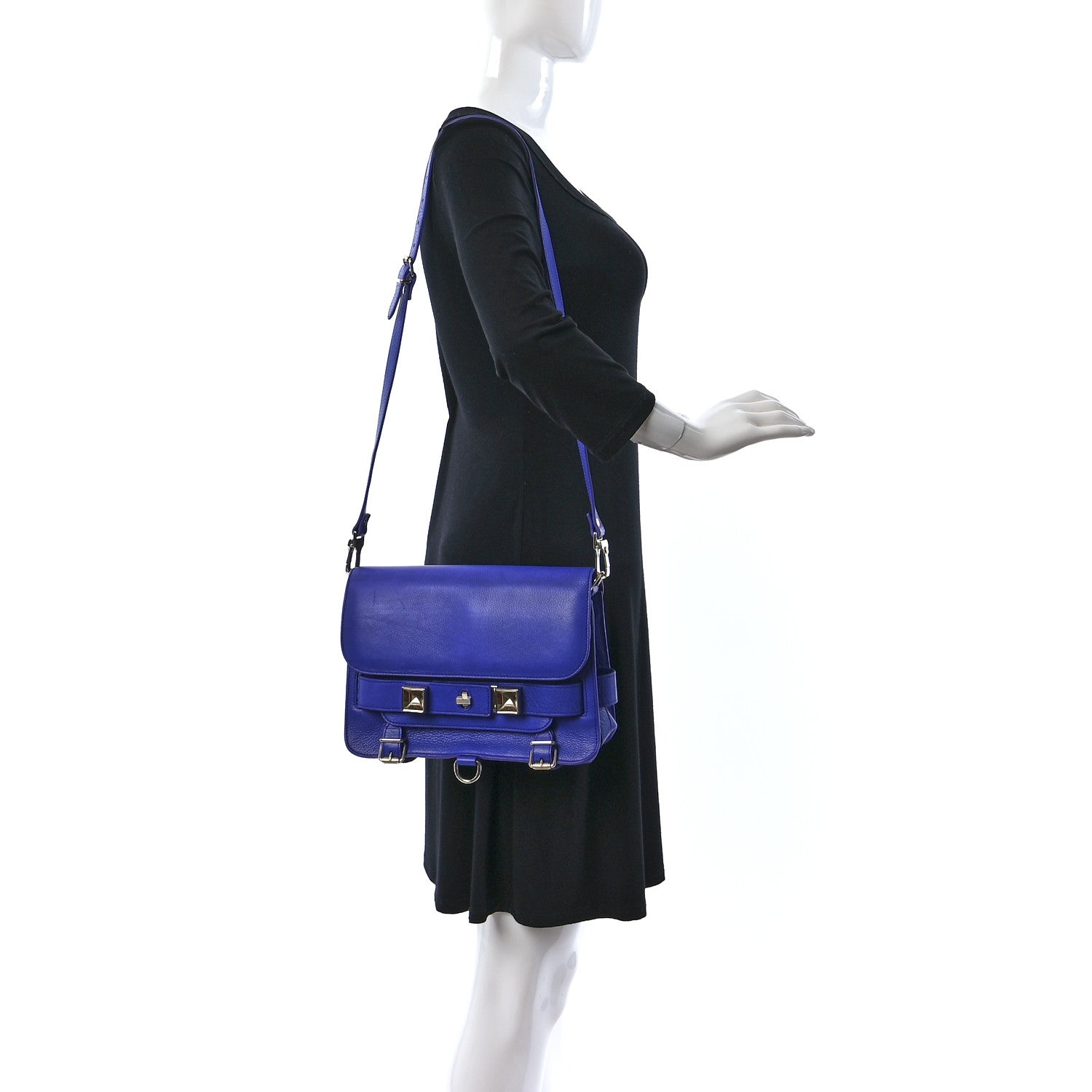 Proenza Schouler Calfskin PS11 Classic Shoulder Bag Rain 2 of 12