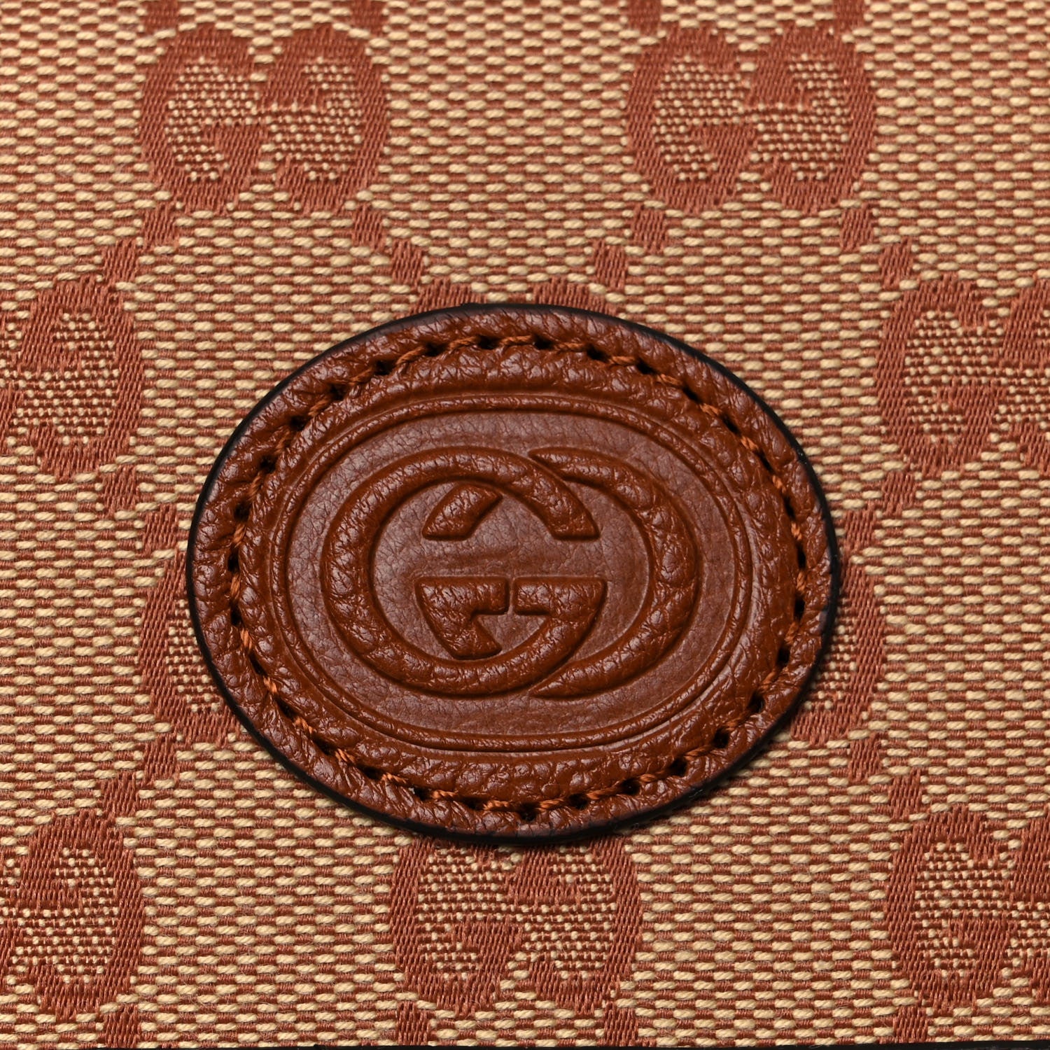 Gucci GG Monogram Children's GG Messenger Bag Beige Ruggine Cuir 11 of 11