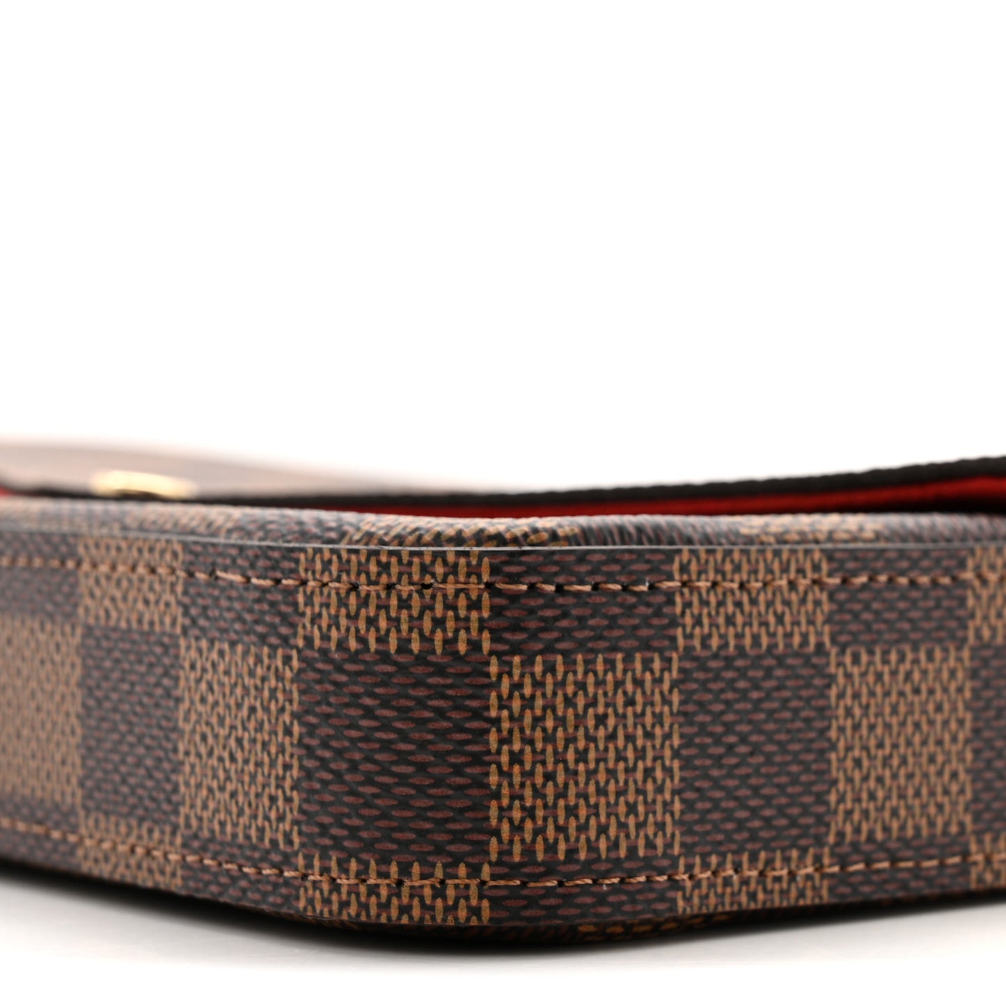 Damier Ebene Pochette Felicie Chain Wallet