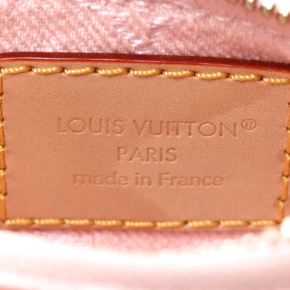 Louis Vuitton Monogram Denim Key Pouch Washed Pink 6 of 6