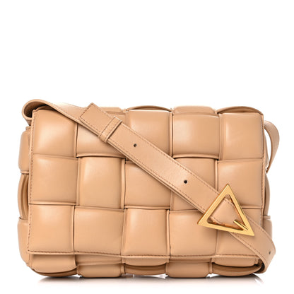 Bottega Veneta Nappa Maxi Intreccio Padded Cassette Crossbody Bag Almond 1 of 14