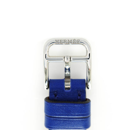 Hermes Stainless Steel Swift 23mm Cape Cod Double Tour Quartz Watch Bleu Electrique 10 of 10