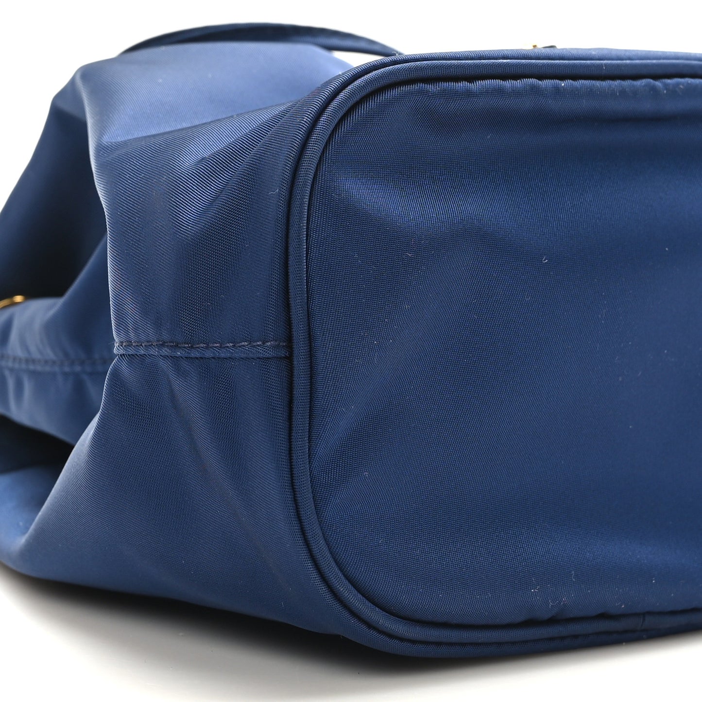 Saffiano Tessuto Nylon Bucket Wristlet Royal