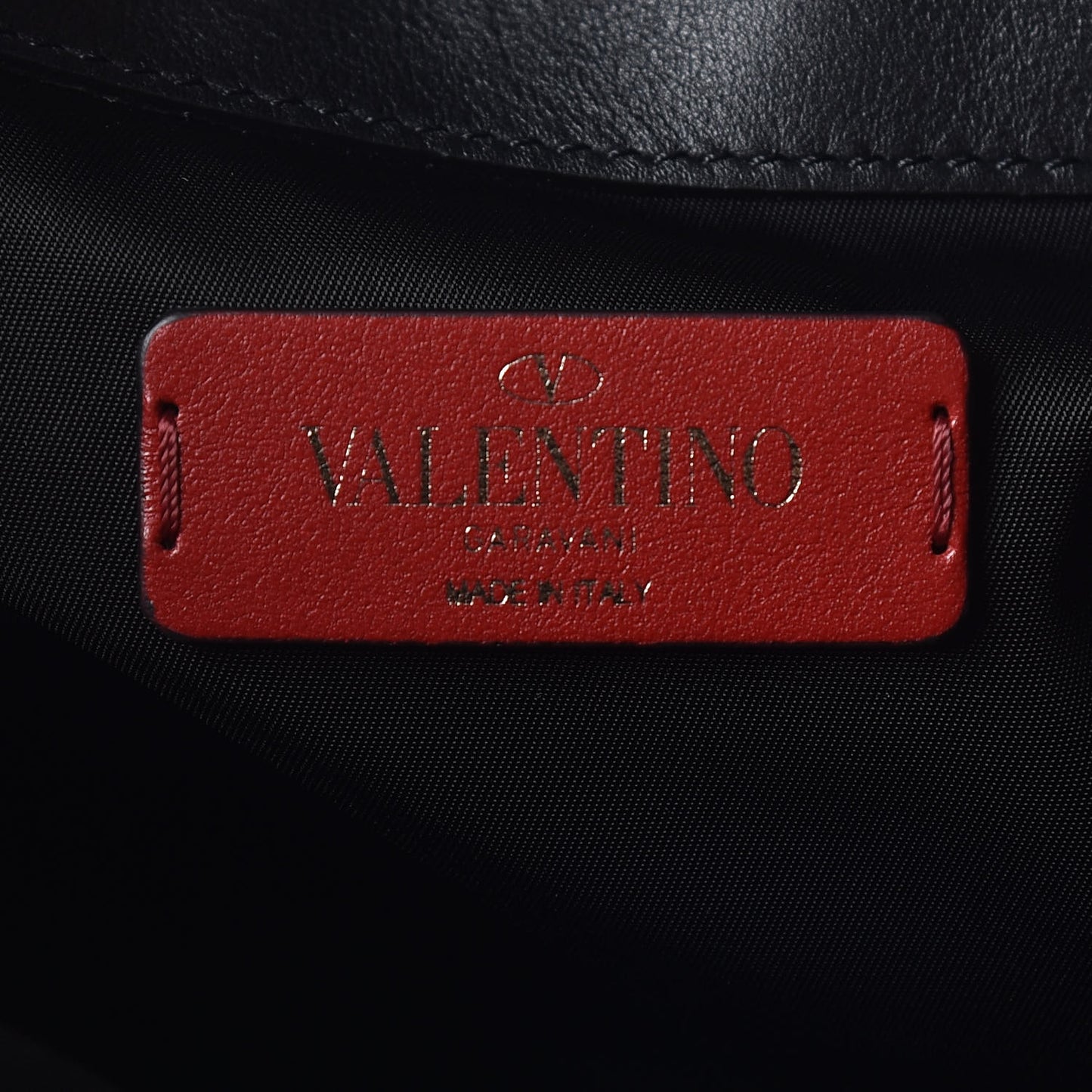 Nylon Mens VLTN Padded Messenger Bag Black
