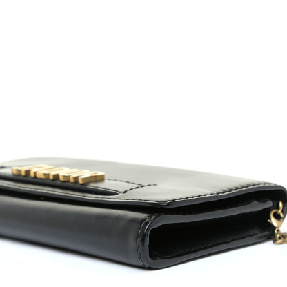 Christian Dior Smooth Calfskin J'adior Croisiere Chain Wallet Black 6 of 13