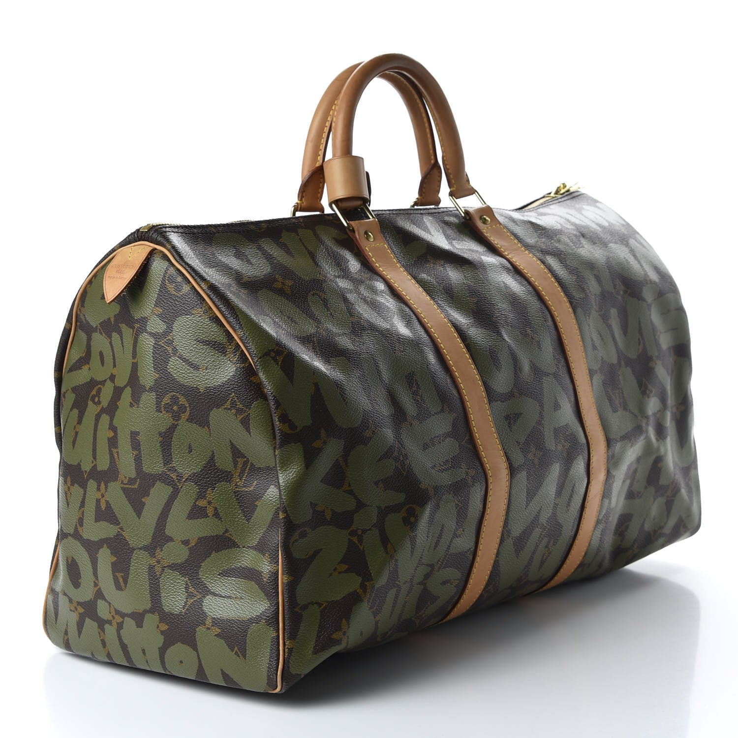 Louis Vuitton Graffiti Keepall 50 Kaki 2 of 9