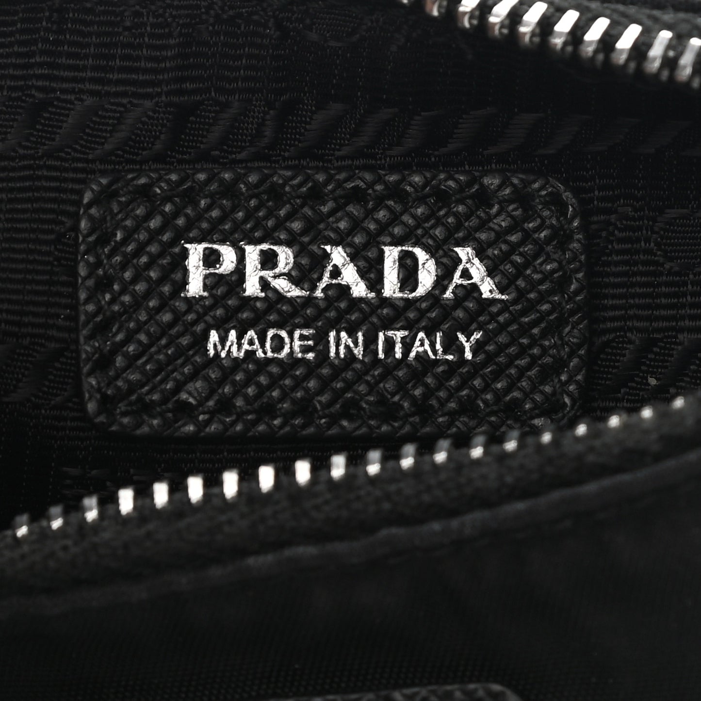 Tessuto Nylon Mini Re-Edition 2000 Shoulder Bag Black