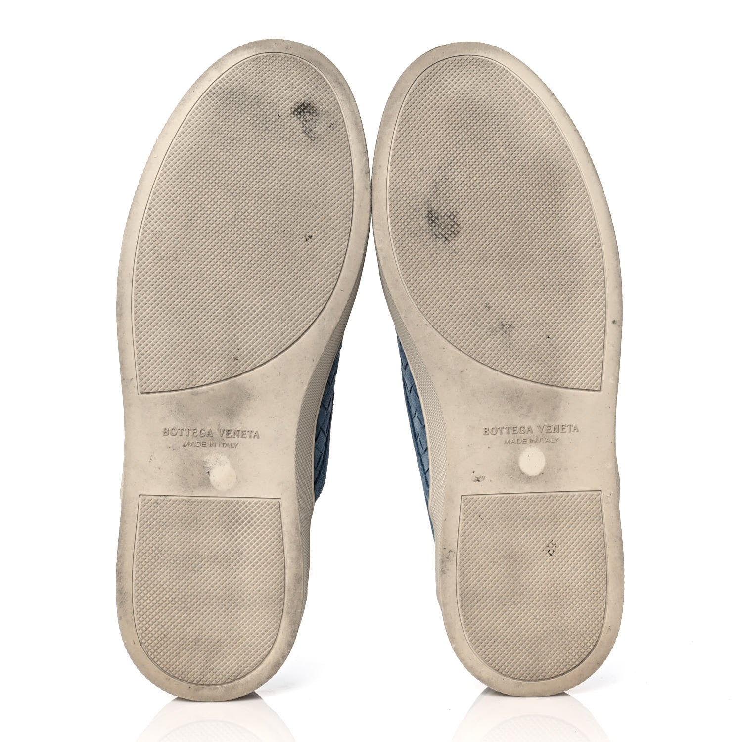 Bottega Veneta Nappa Intrecciato Suede Mens Slip On Sneakers 43.5 Blue 6 of 8