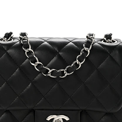 Chanel Lambskin Quilted Mini Square Flap Black 8 of 14