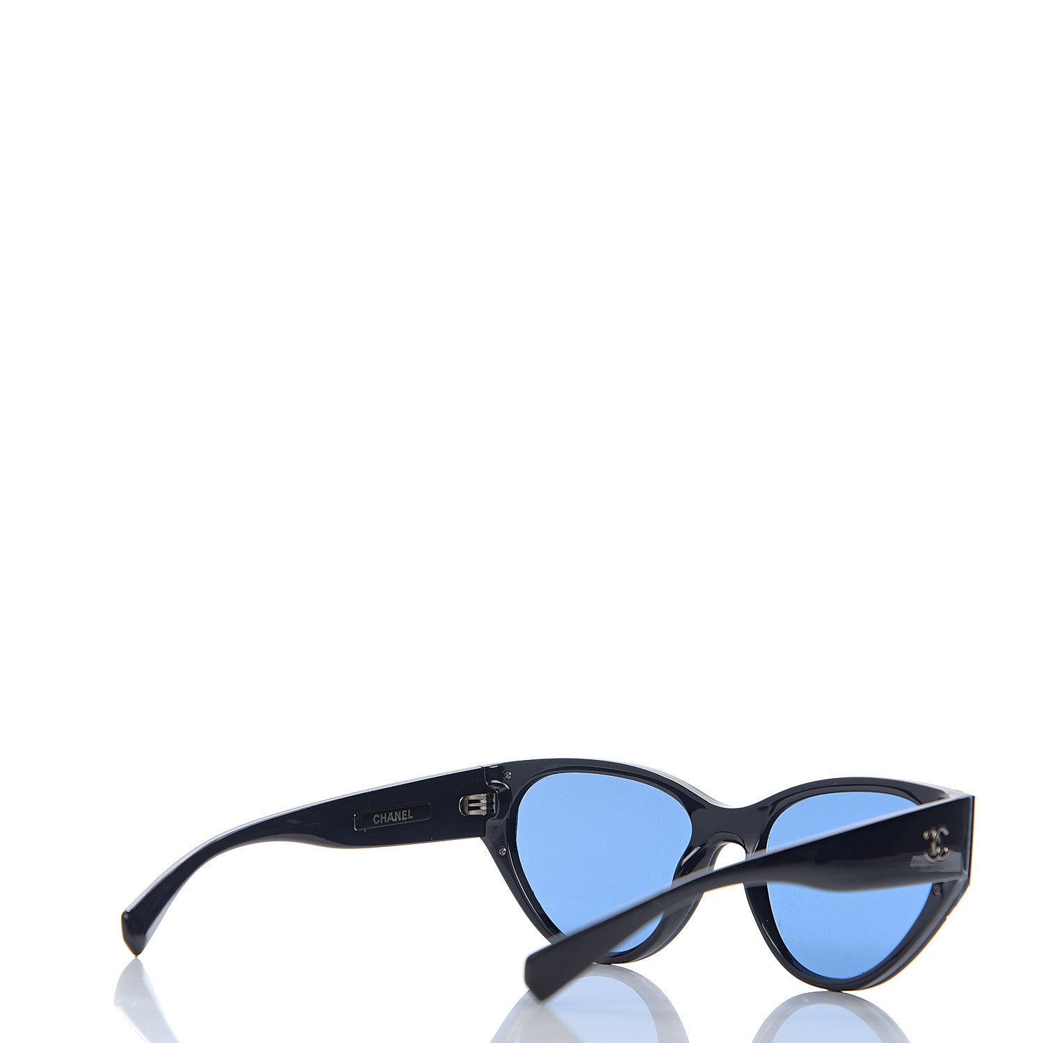 Chanel Acetate Cat Eye Sunglasses 6054 Blue 4 of 8