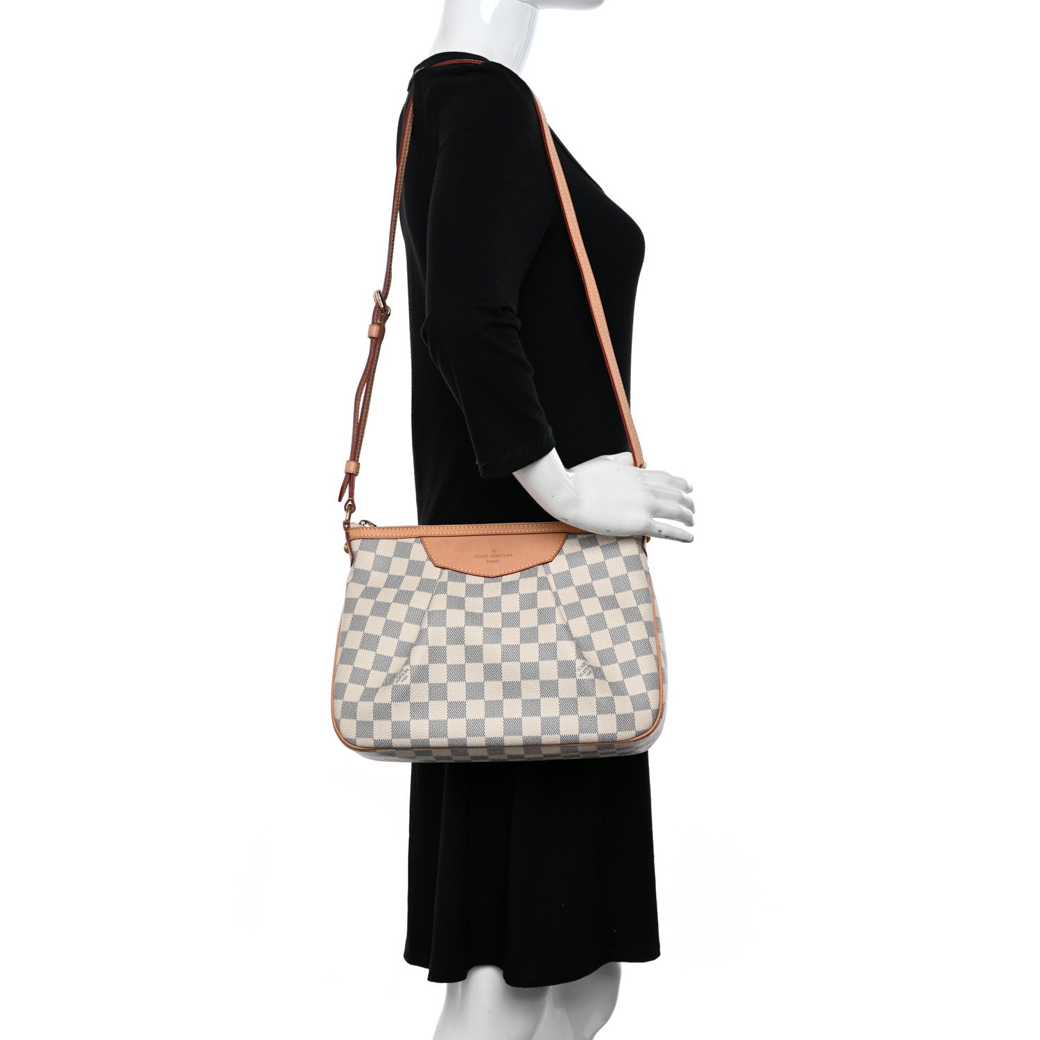 Louis Vuitton Damier Azur Siracusa PM 2 of 9