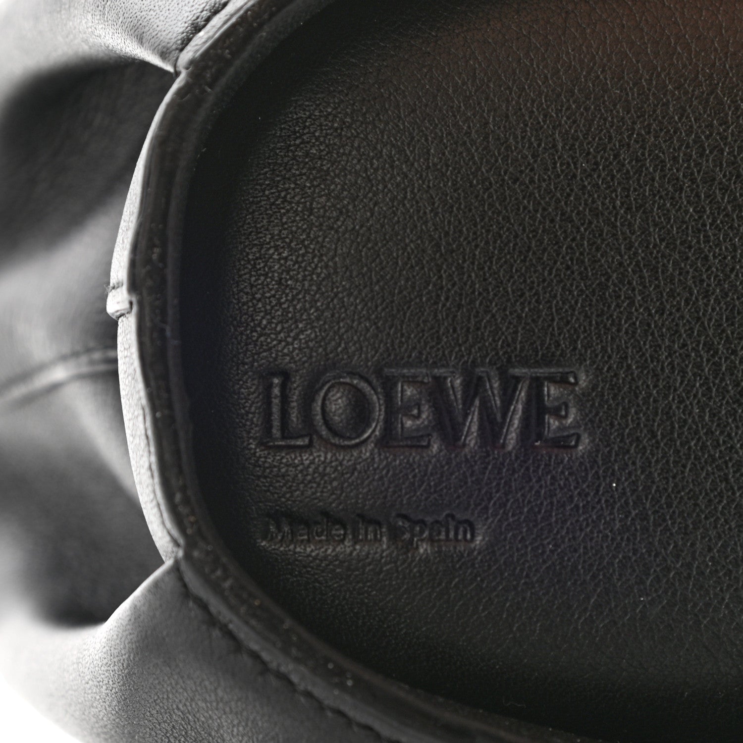 Loewe Calfskin Mini Elephant Crossbody Bag Black 7 of 10