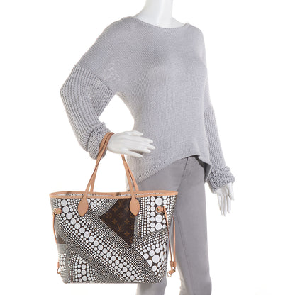 Louis Vuitton Monogram Kusama Waves Neverfull MM White 2 of 7