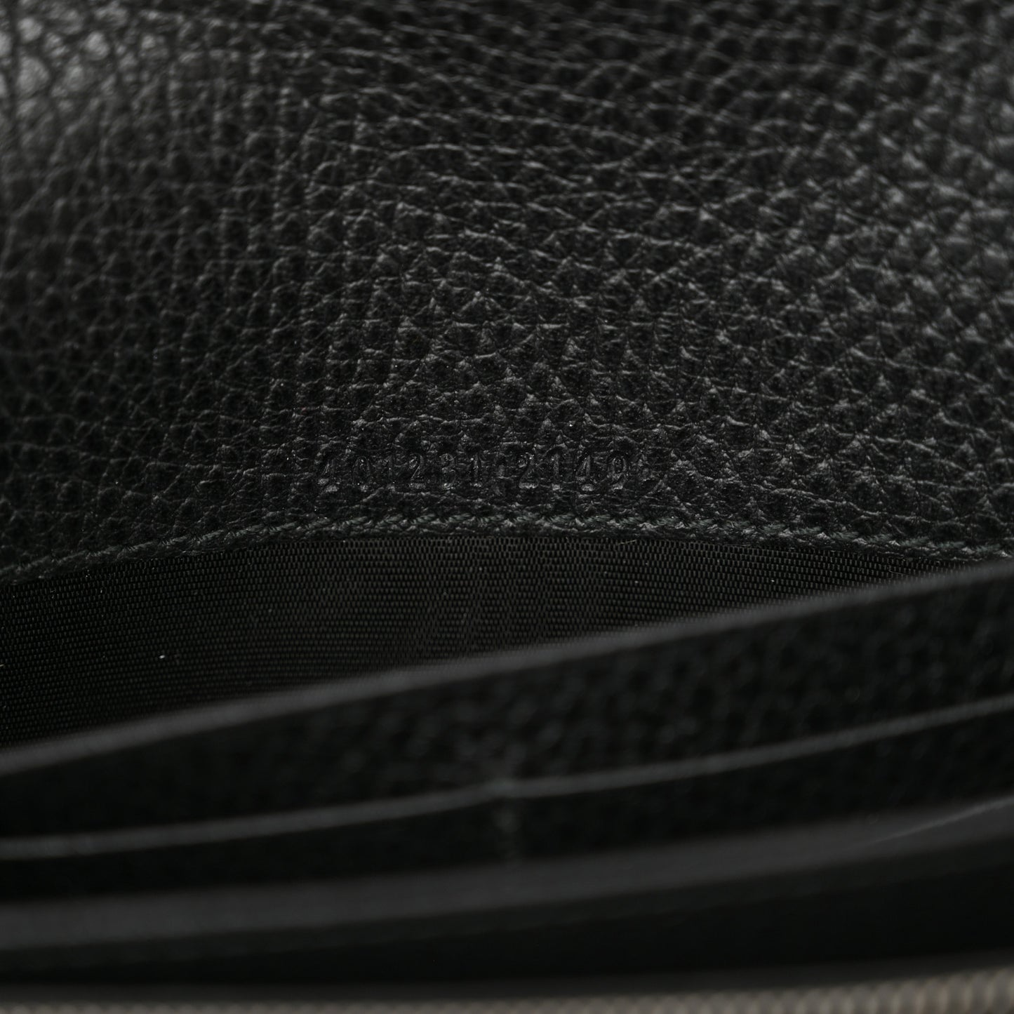 Calfskin Mini Dionysus Chain Wallet Black