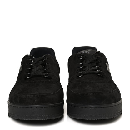 Louis Vuitton Suede Mens LV Trainer Sneakers 8.5 Black 2 of 10