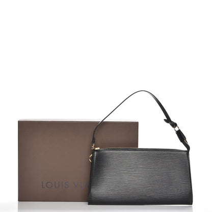 Louis Vuitton Epi Pochette Accessories 24 Black 8 of 8