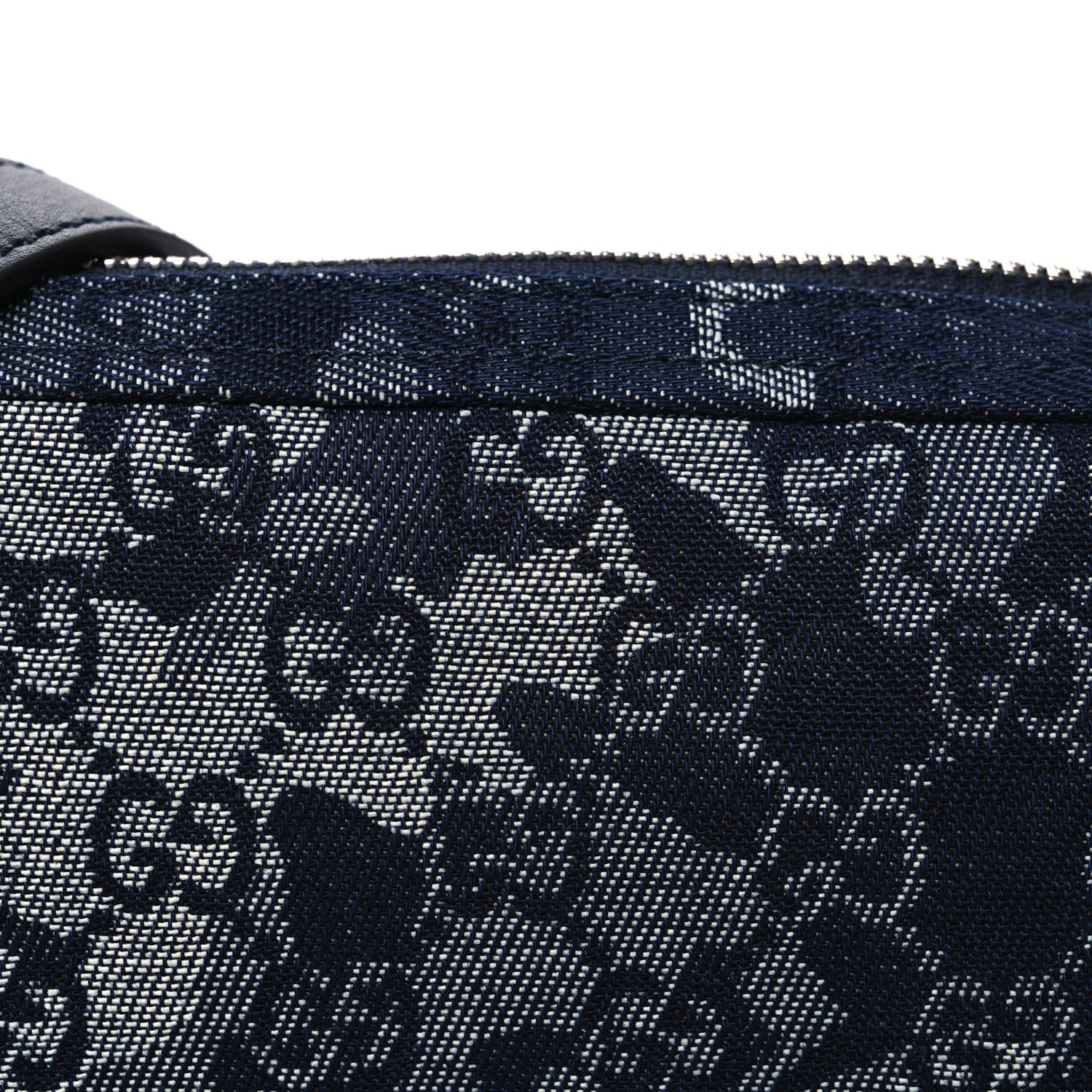 Gucci Denim GG Monogram Camouflage Small Crossbody Bag Blue 8 of 10