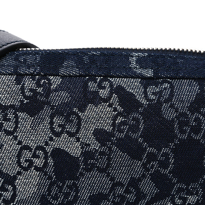 Gucci Denim GG Monogram Camouflage Small Crossbody Bag Blue 8 of 10