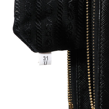 Prada Saffiano Lux Large Double Zip Tote Nero Black 6 of 10