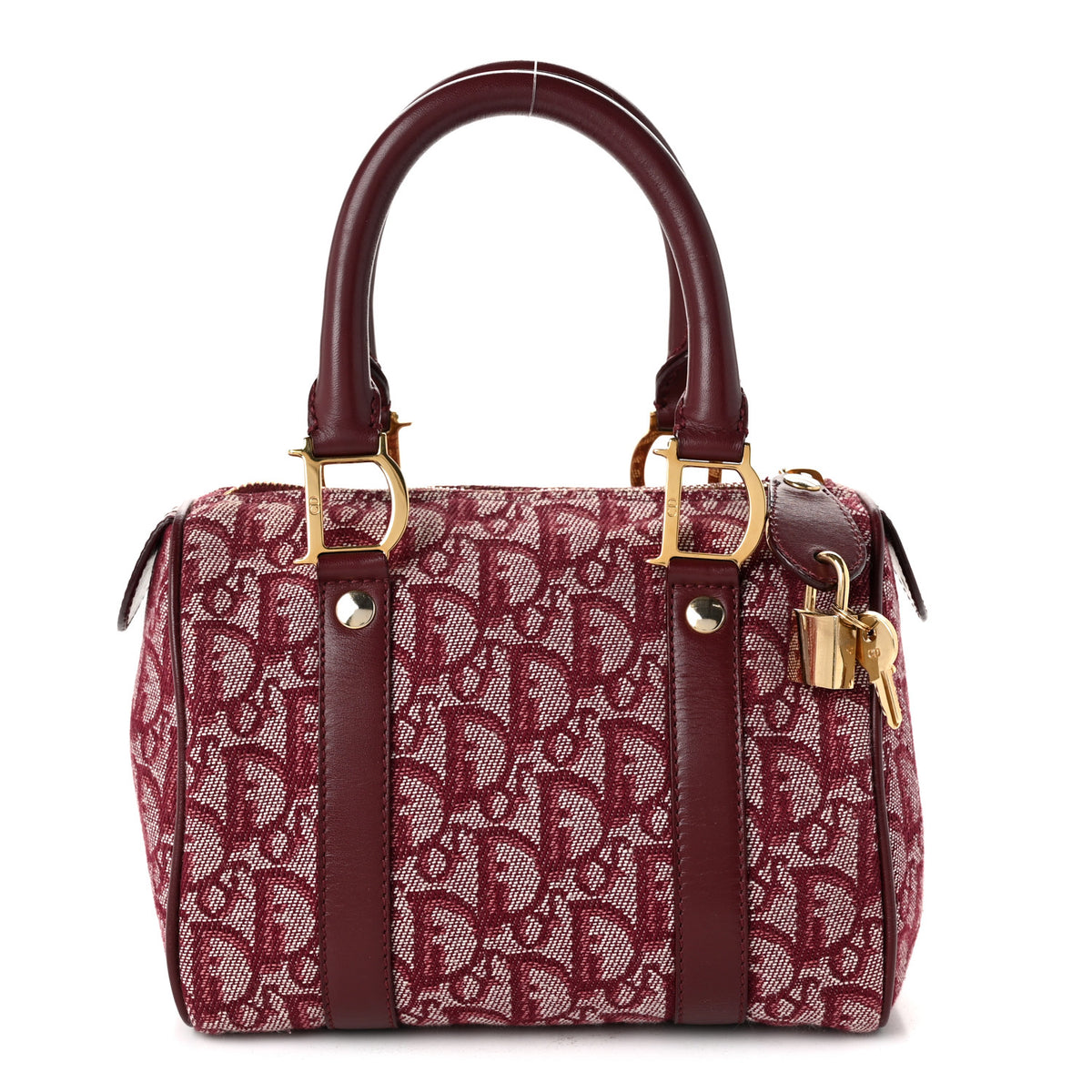 Monogram Small Boston Rouge Bordeaux