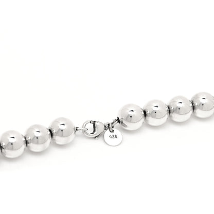 Tiffany Sterling Silver 10mm HardWear Ball Necklace 4 of 5