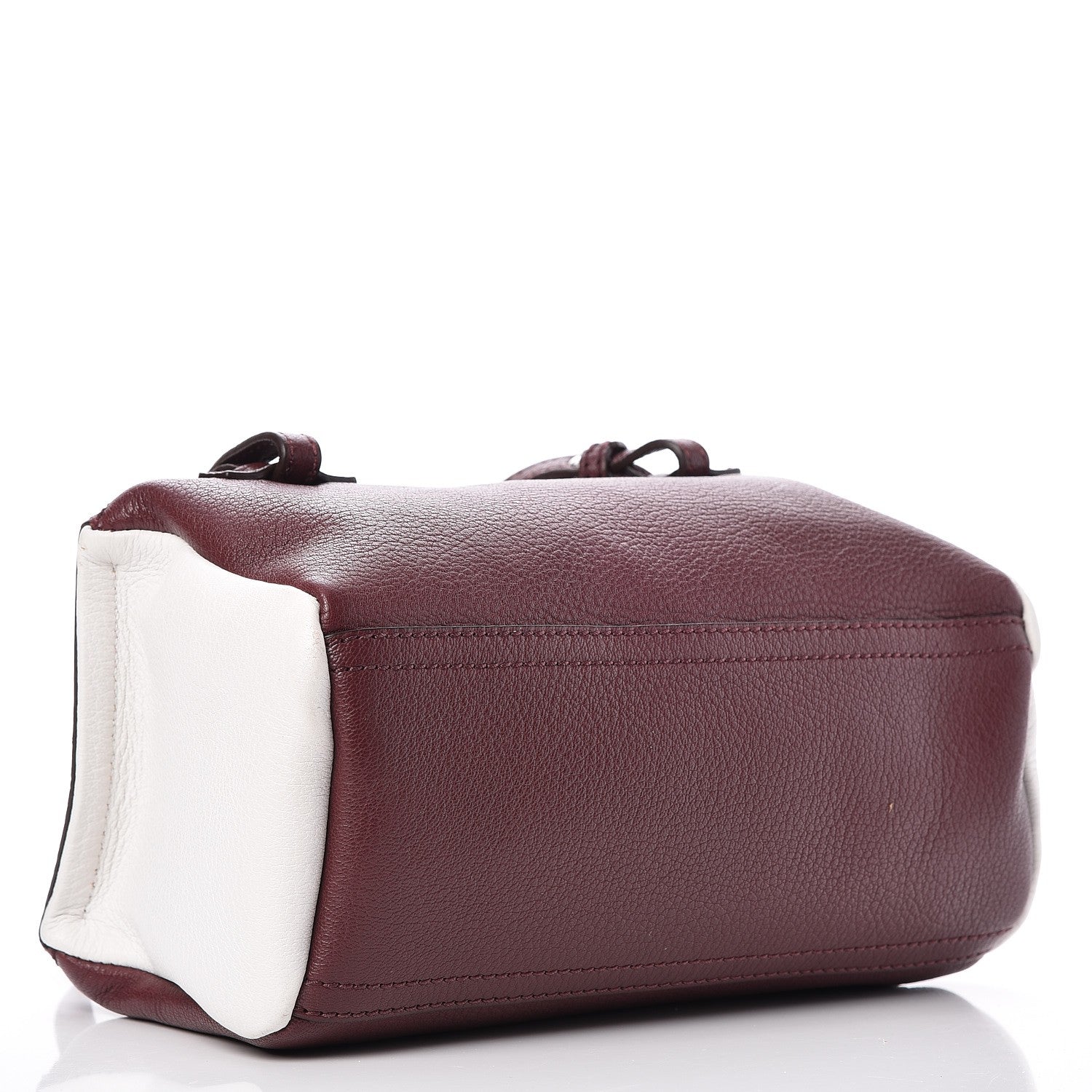 Givenchy Sugar Goatskin Tri-Color Mini Pandora Burgundy Pink White 4 of 7
