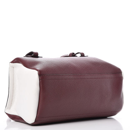 Givenchy Sugar Goatskin Tri-Color Mini Pandora Burgundy Pink White 4 of 7