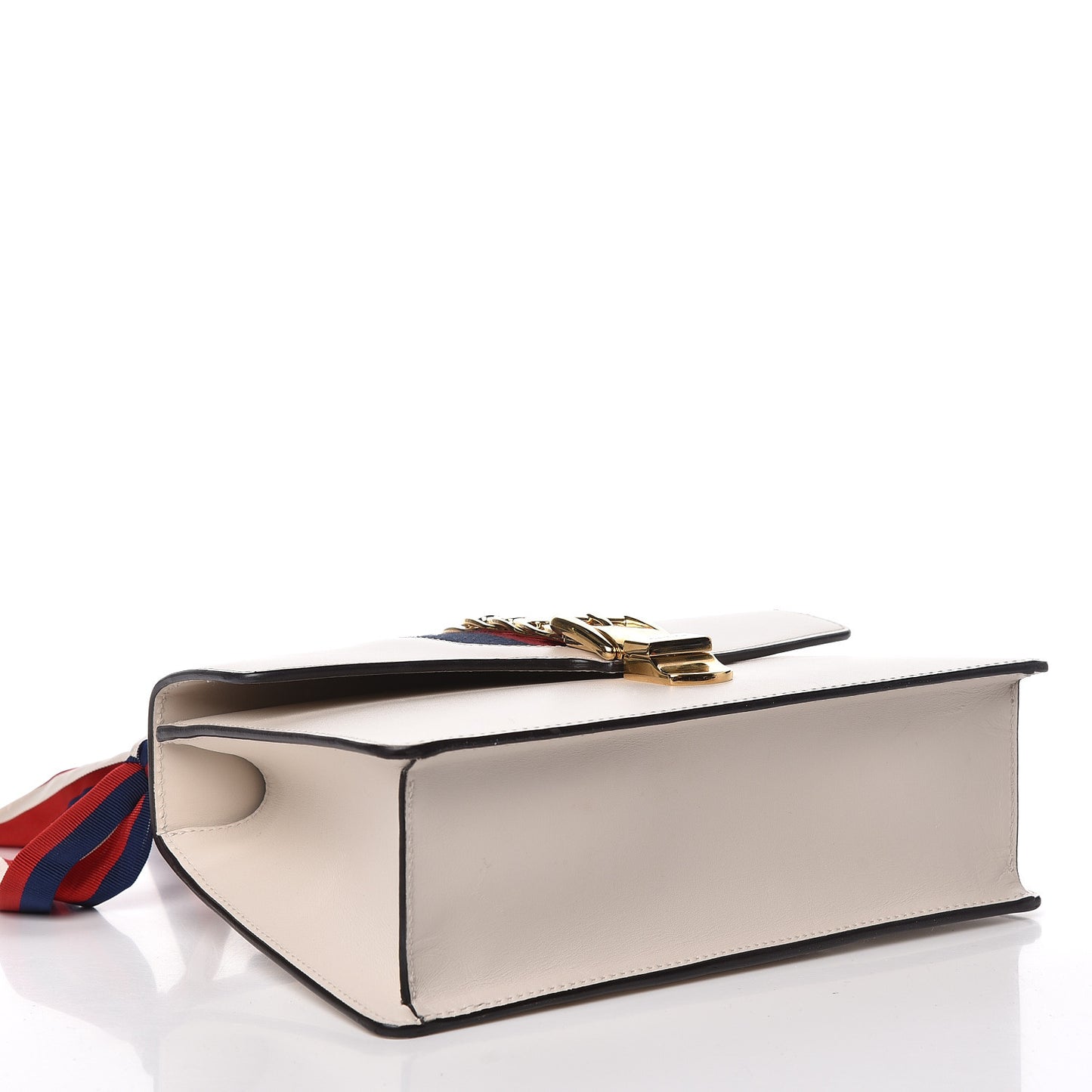Calfskin Small Sylvie Shoulder Bag Off White