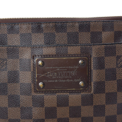 Louis Vuitton Damier Ebene Brooklyn Flat Pochette 9 of 12