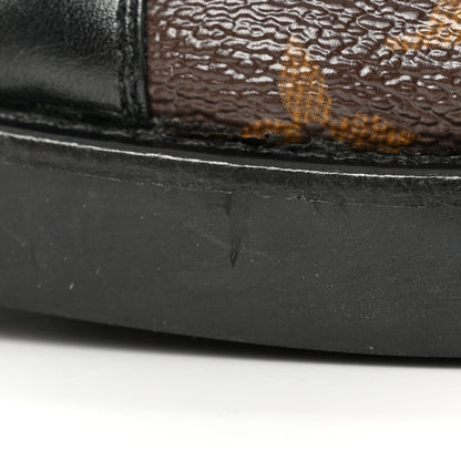 Louis Vuitton Calfskin Monogram Wonderland Flat Ranger Boots 39 Black 15 of 21
