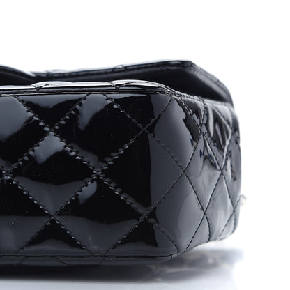 Chanel Patent Calfskin Quilted Mini Rectangular Flap Black 9 of 9