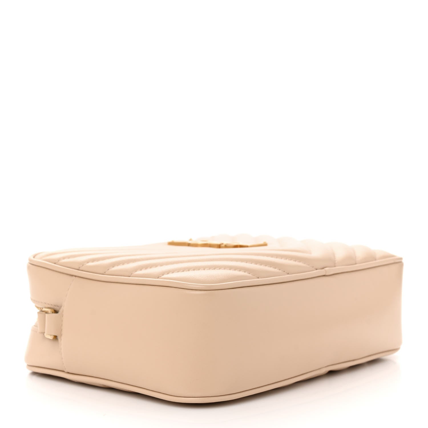 Saint Laurent Calfskin Matelasse Monogram Lou Camera Bag Nude Powder 5 of 11