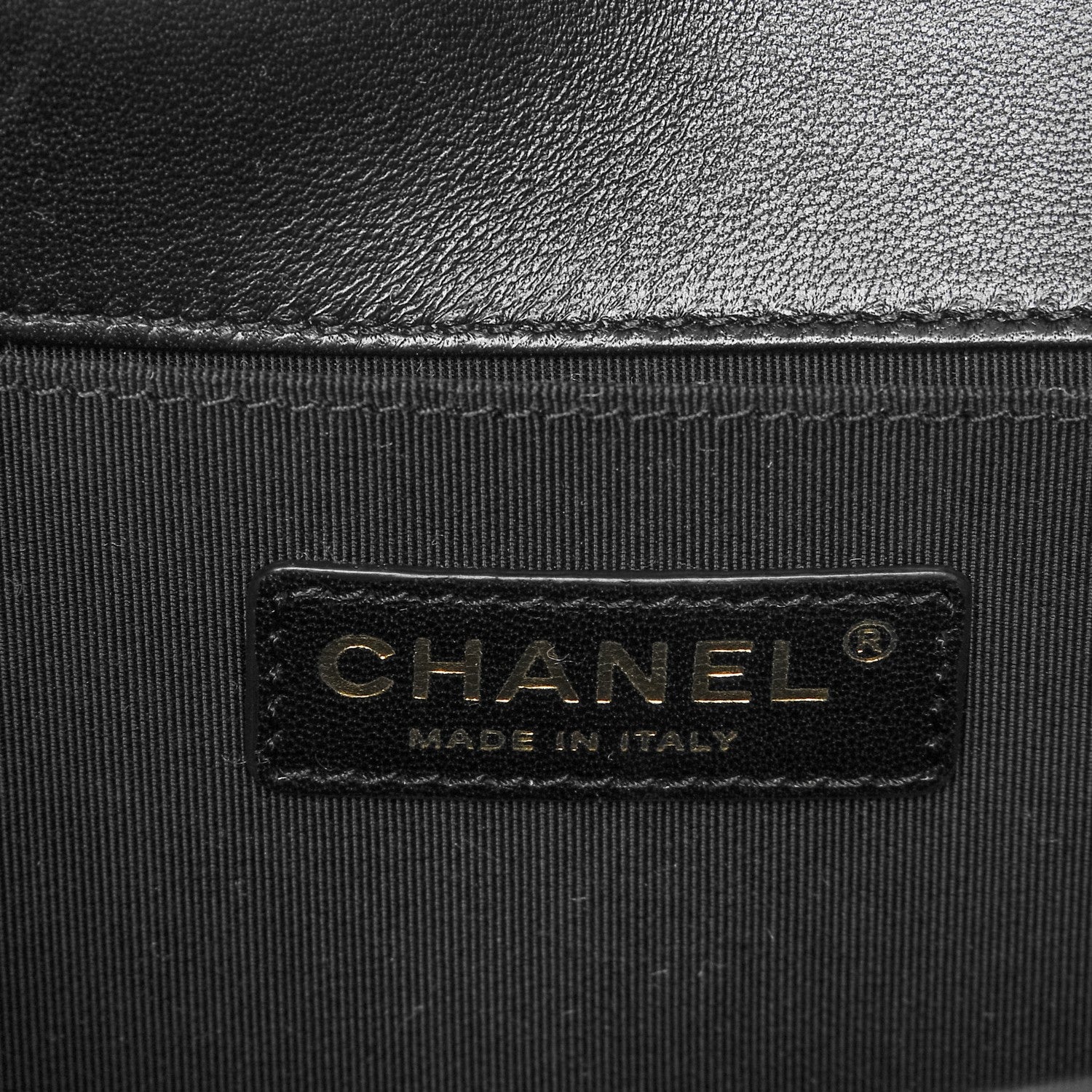 Chanel Lambskin Quilted Medium Boy Flap Black 6 of 7
