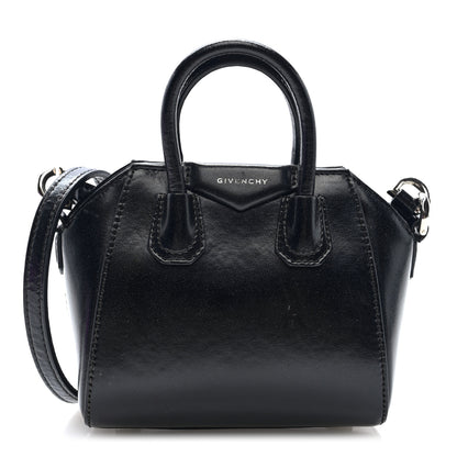 Givenchy Shiny Lord Calfskin Micro Antigona Black 1 of 9