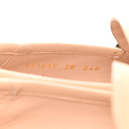 Gucci Malaga Kid Web Womens Horsebit Loafers 38 Skin Rose 7 of 9