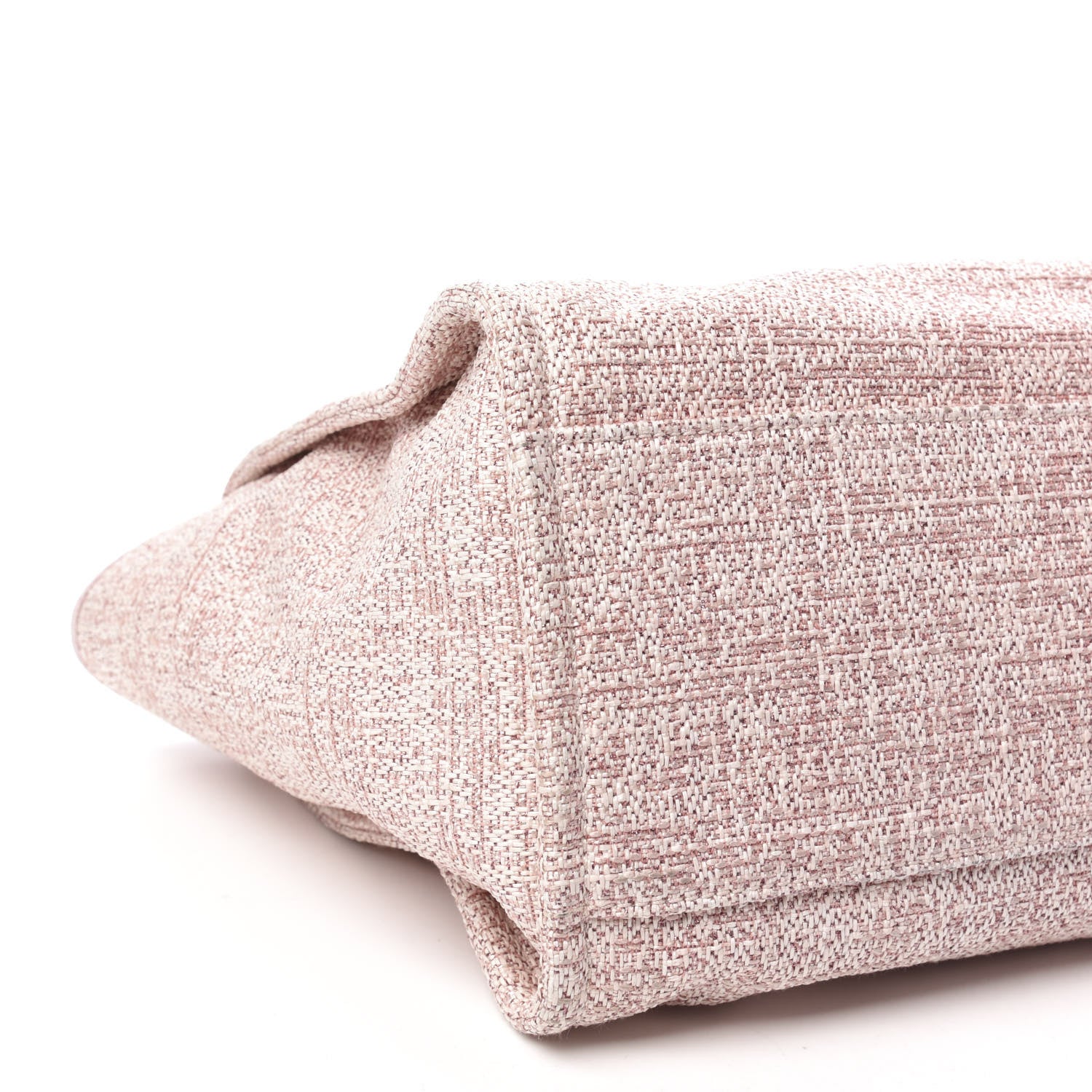 Chanel Straw Lurex Medium Deauville Tote Pink 6 of 10