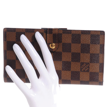 Louis Vuitton Damier Ebene French Purse Wallet 2 of 8